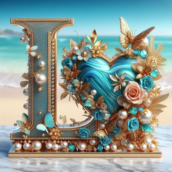 L name stylish black dp