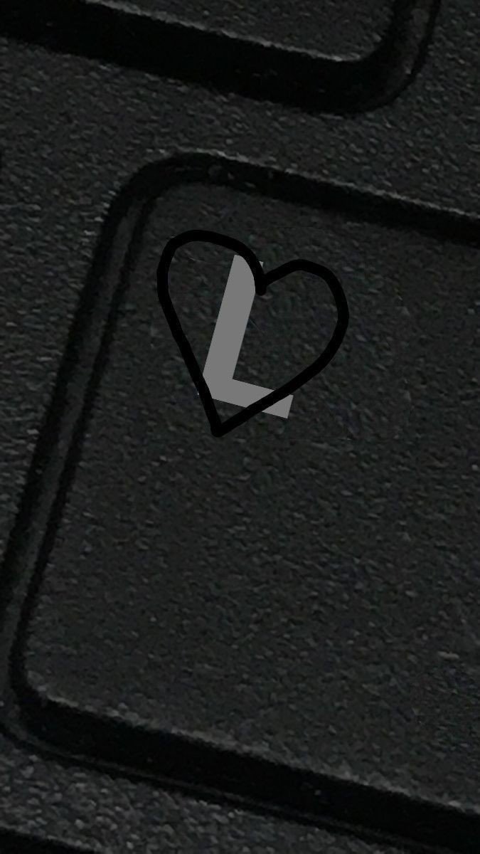 L name wallpaper black