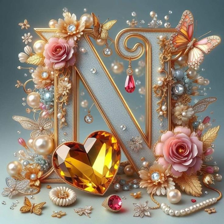 N name dp love hand cut