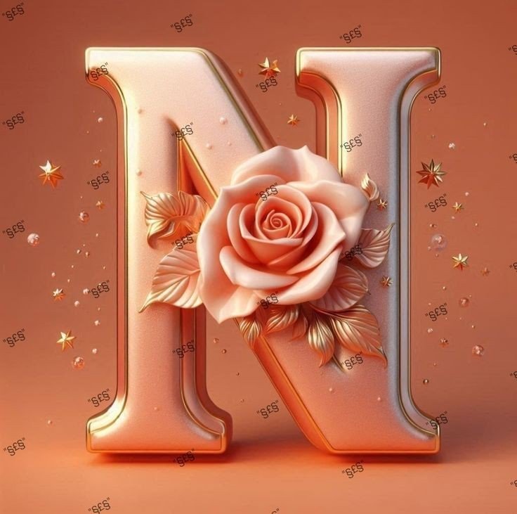 N name dp stylish wallpaper