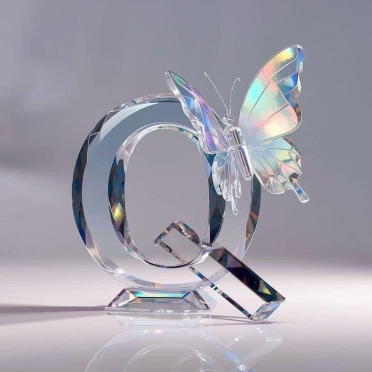 Q name dp stylish cartoon