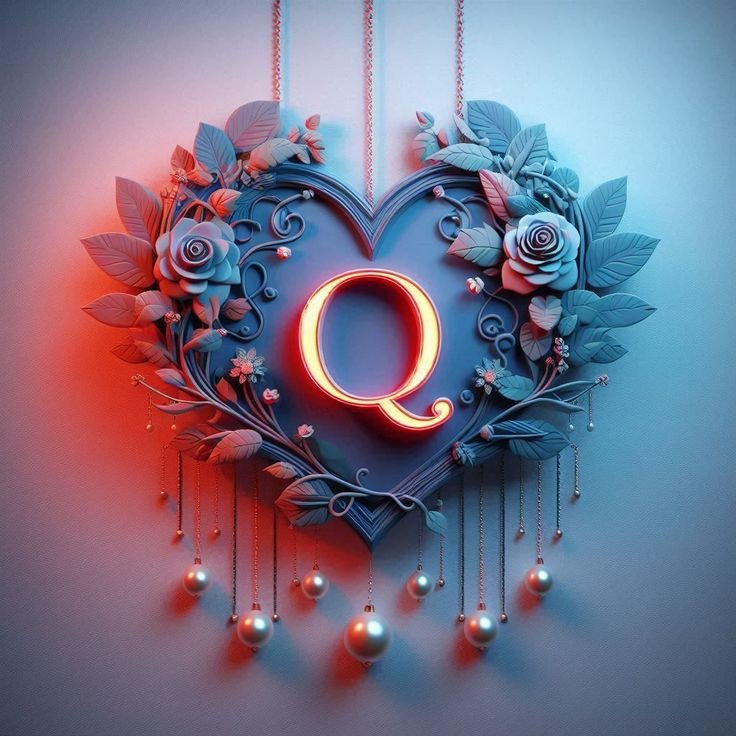 Q name wallpaper black