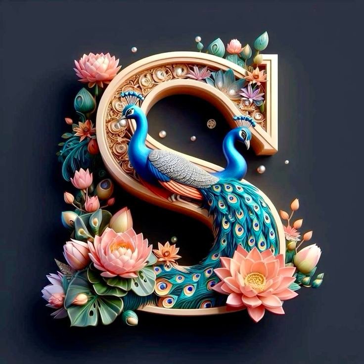 S name stylish black dp