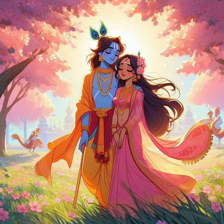 ai generated radha krishna wallpaper hd 4k