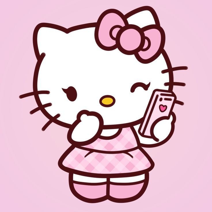 black hello kitty pfp y2k