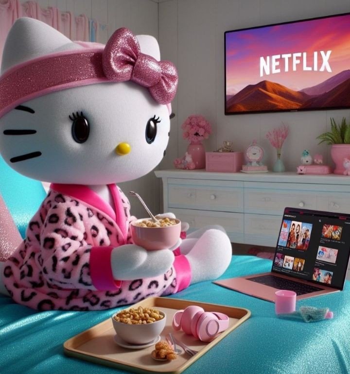 black hello kitty pfp