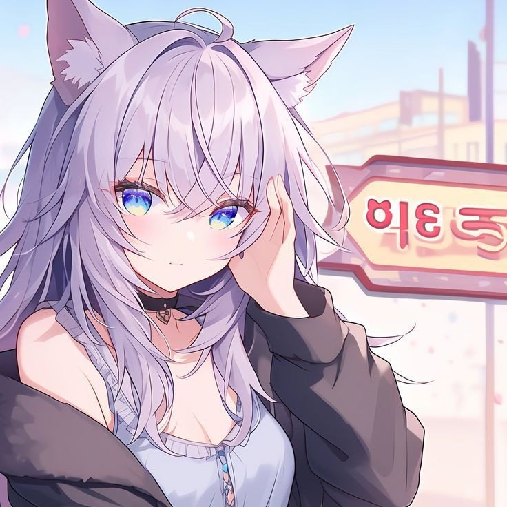 cat anime pfp