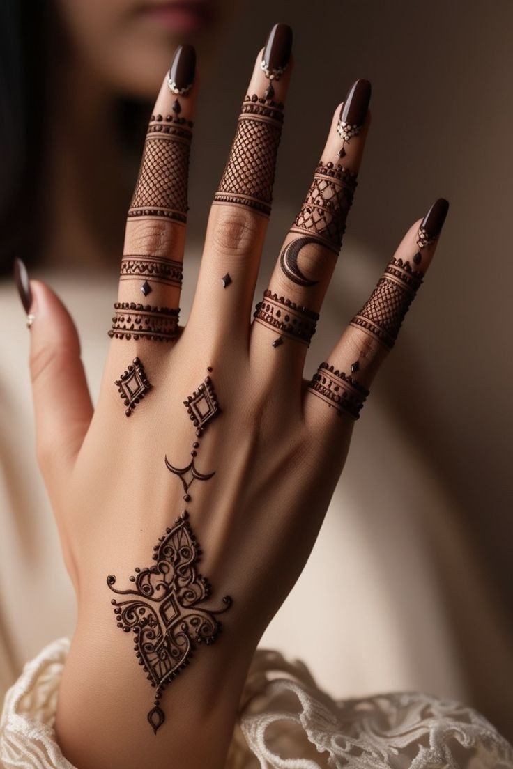 chain back hand mehndi design chain back hand mehndi design