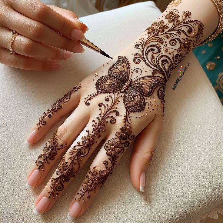 dubai style back hand mehndi design dubai style back hand mehndi design