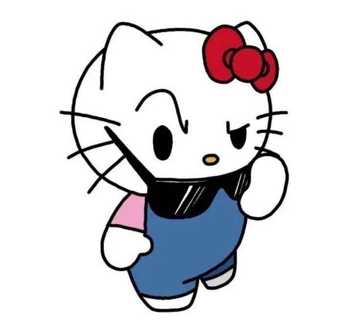 hello kitty pfp edit