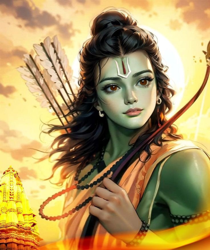 jai shree ram dp cartoon