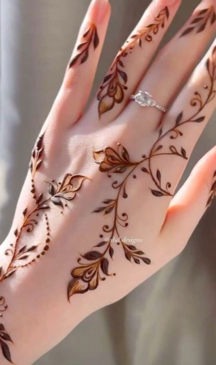 mehndi back of hand mehndi back of hand