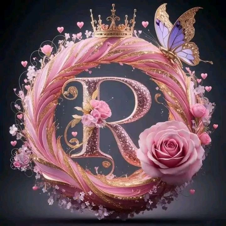 r name stylish black dp