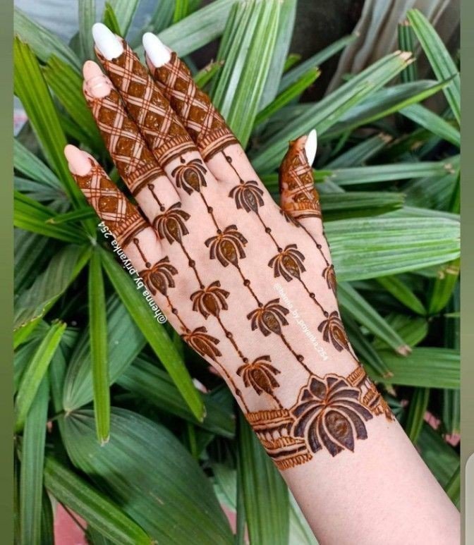 stylish back hand mehndi designs box design stylish back hand mehndi designs box design